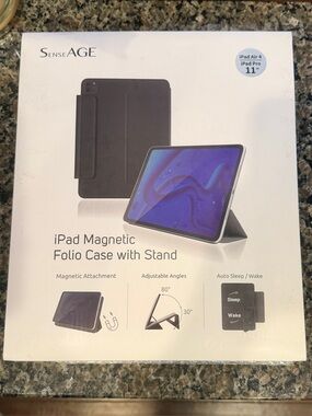 Sea foam green iPad Magnetic Folio Case with Stand